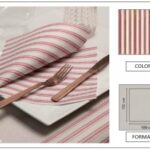 TOVAGLIA 100X100 AIRLAID STREET BORDEAUX