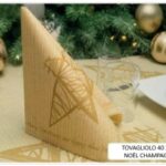 TOVAGLIOLO NOEL 40X40 CM CHAMPAGNE