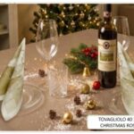 TOVAGLIOLO CHRISTMAS 40X40 CM ROSSO