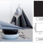 TOVAGLIOLO AIRLAID MAXI P/8 40X48 P/8 NERO