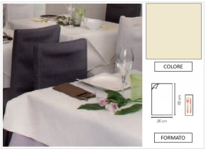 WEB_063701296.jpg TOVAGLIOLO AIRLAID MINOTTO P/4 20X40 AVORIO - immagine 1