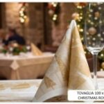 TOVAGLIA CHRISTMAS 100X100 CM ROSSO