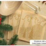 TOVAGLIA CHRISTMAS 100X100 CM CHAMPAGNE