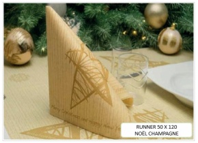 WEB_063701393.jpg RUNNER NOEL 50X120 CM CHAMPAGNE - immagine 1