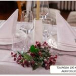 TOVAGLIA AGRIFOGLIO 100X100CM - ARGENTO