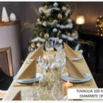 TOVAGLIA CHALET DIAMANTE100X100CM - ORO