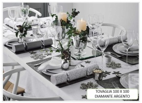 WEB_063701433.jpg TOVAGLIA CHALET DIAMANTE100X100CM - ARGENTO - immagine 1