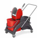 CARRELLO PLASTICA 2 SECCHI S/STRIZZATORE - SKY 2.25 MP