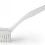 SPAZZOLA LAVAPIATTI C/MANICO BIANCA CM. 23,5 "HYGIENE"