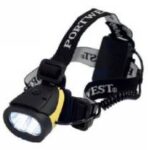 LAMPADA FRONTALE PORTWEST GIALLO/NERO