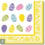 TOVAGLIOLO TNT 40X40 3 VELI COLOURED EGGS