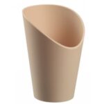 VASCHETTA PER PATATINE FRITTE LOOP PP BEIGE CHIARO Ø82 MM
