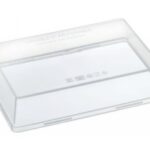 COPERCHIO PIATTO QUARTZ PP BIANCO 185X130 MM